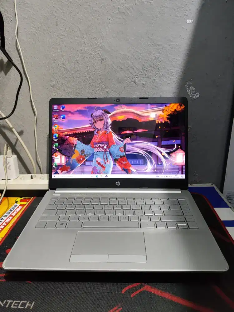 Laptop pribadi Hp 14s dk0024au, mulus sudah ssd nvme ngebut