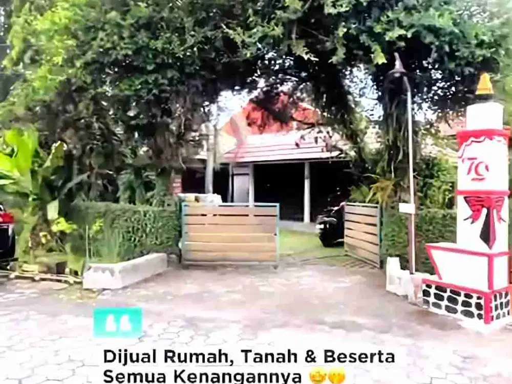 rumah dengan tanah luas jalan Kaliurang KM 10 gentan .dekat jln raya