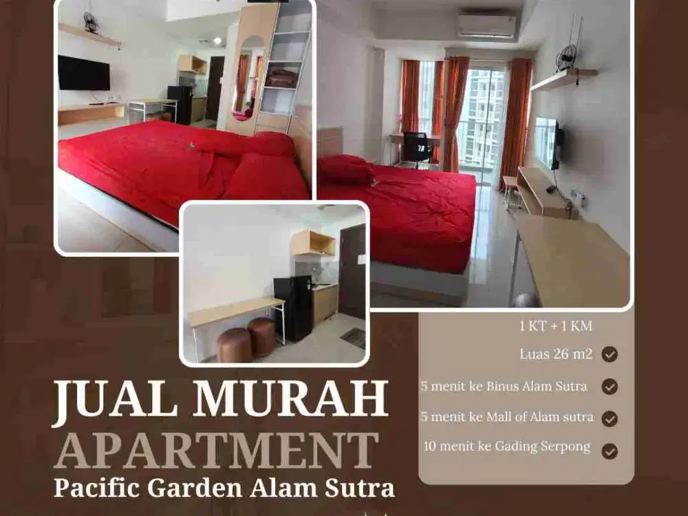Jual Murah Apartemen Pacific Garden Alam sutra