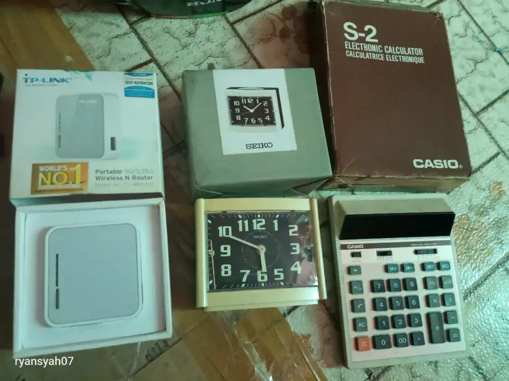 Jam seiko,kalkulator casio,wafi