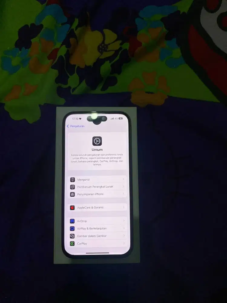 Iphone 14 Pro deep purple 128gb Resmi Beacukai