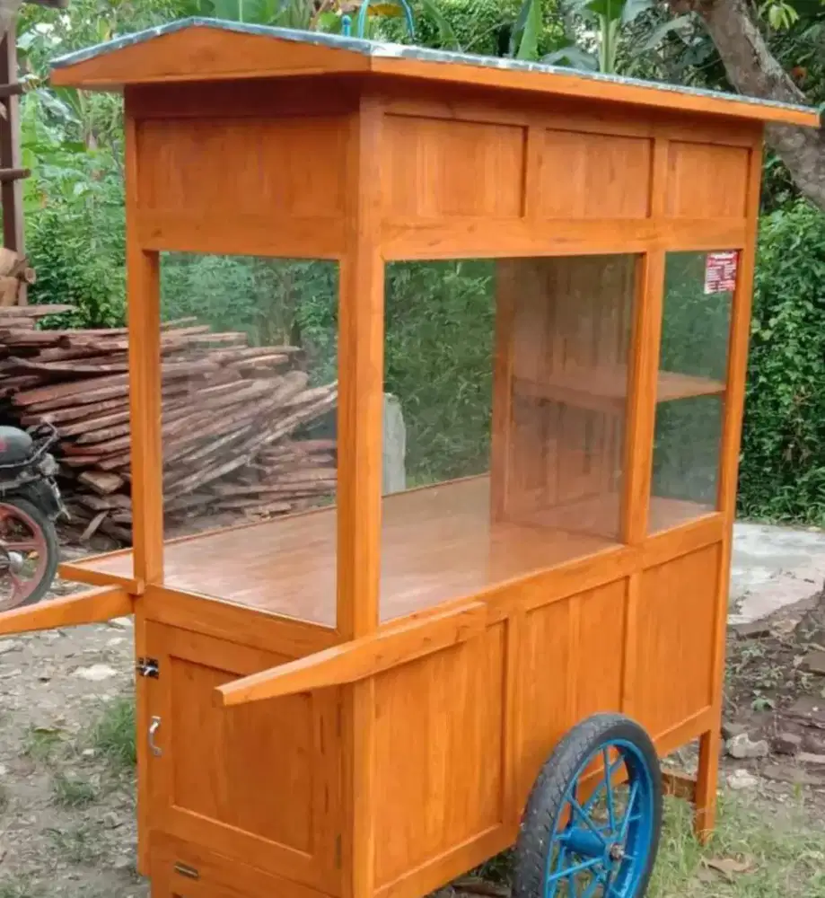 Sedia Gerobak Angkringan,Bakso,Mie Ayam,Bubur,Roti BakardlL.