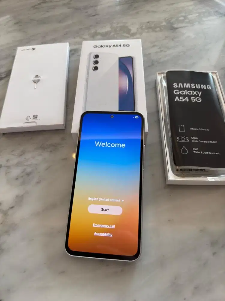 Samsung A54 8/256 Warna Putih Ex Garansi SEIN