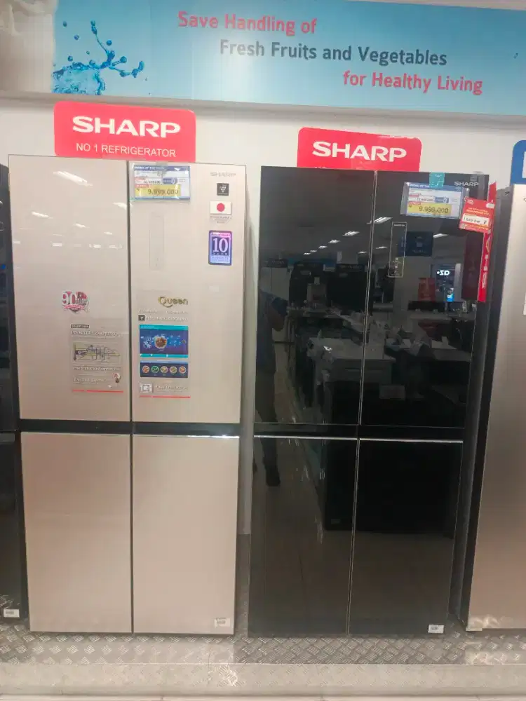 Kulkas sharp 4 pintu promo spesial elektronik city MBK LT 2