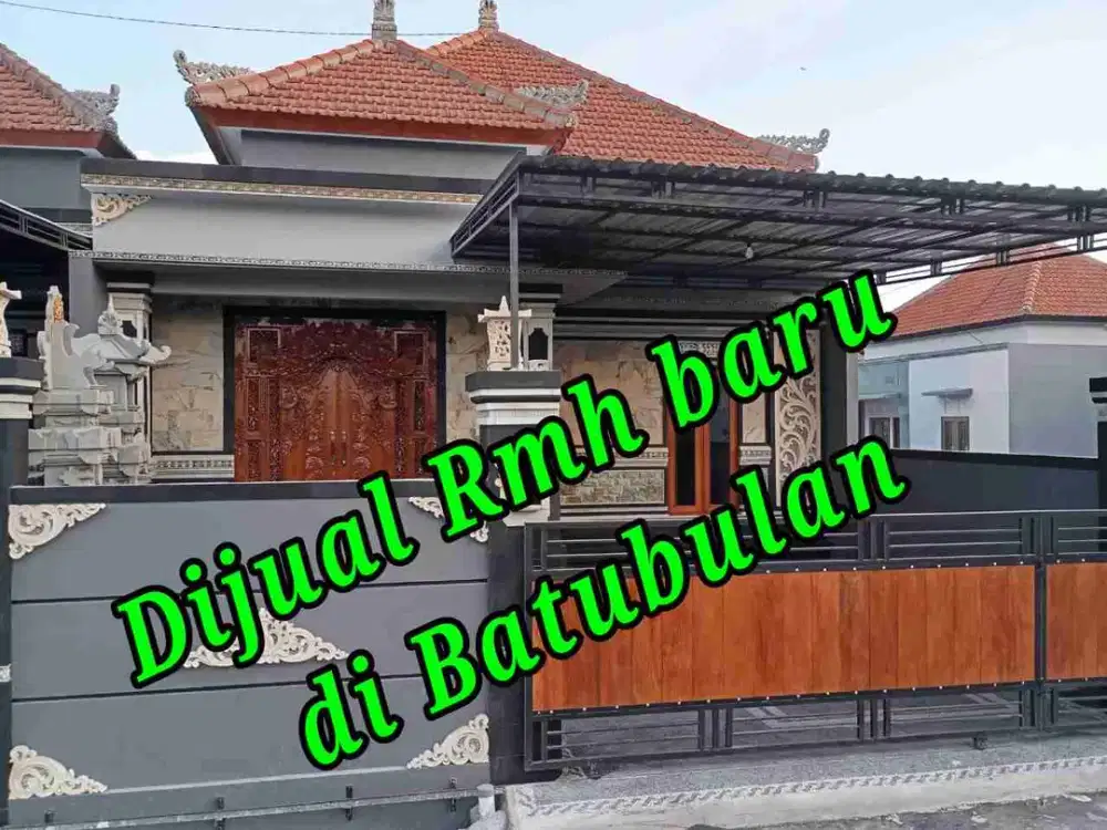 Dijual Rumah Baru di Jln Batuyang Batubulan Bali