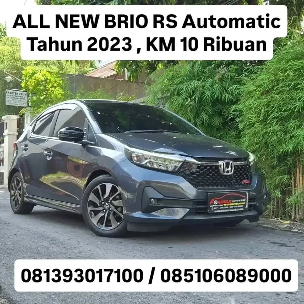 ALL NEW BRIO RS Automatic
Tahun 2023 , KM 10 ribuan
