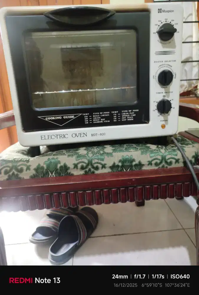 Electric oven normal