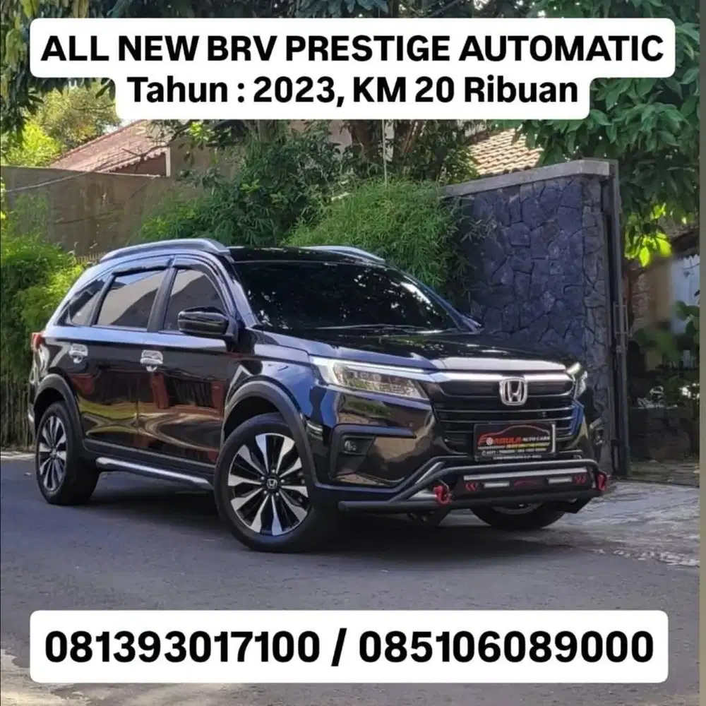 ALL NEW BRV PRESTIGE AUTOMATIC
Tahun : 2023, KM 20 Ribuan