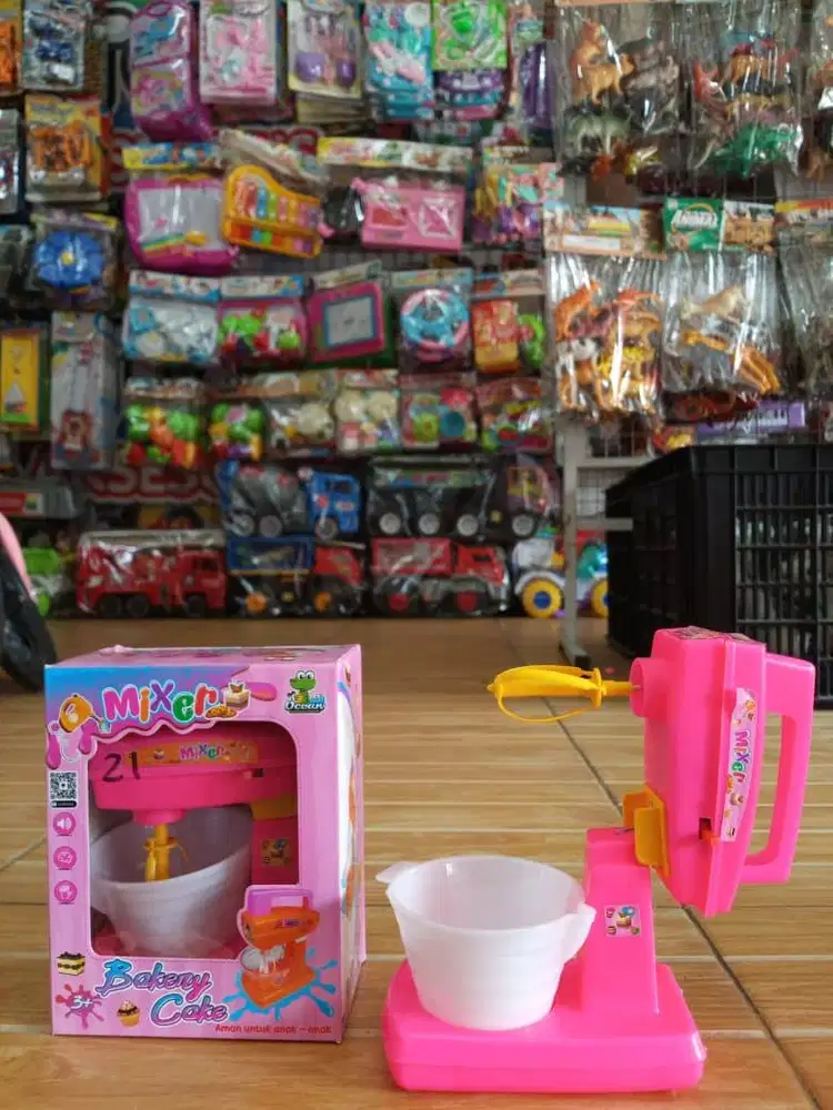 mainan anak mixer baterai