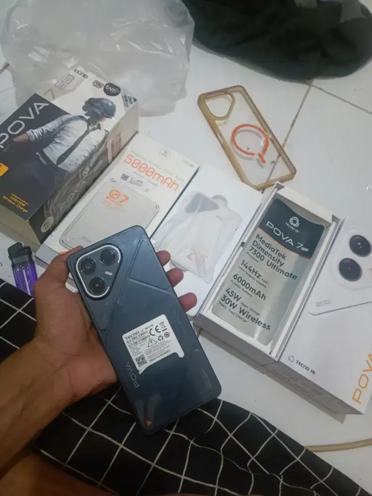 BU SAIKI Tecno pova 7 5G 8/256 anyar gress