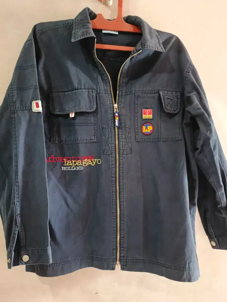 Casual/work jaket denim ziper