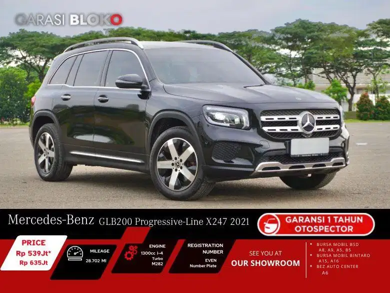 Mercedes Benz GLB200 X247 Progressive Line 2021 / 2022
