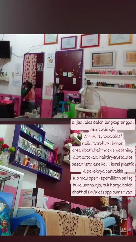 Di Jual Peralatan Salon Lengkap, Murah tinggal Pake!