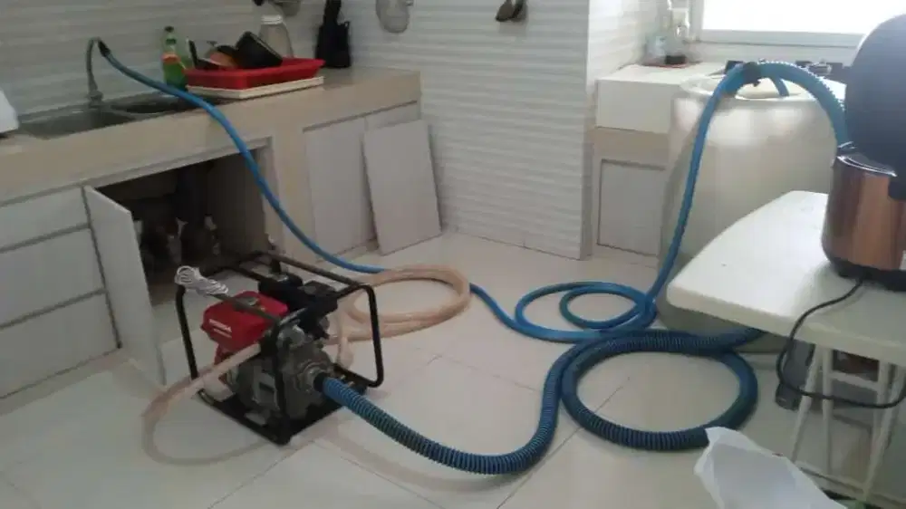 Cucian piring mampet sedot wc saluran mampet sumur bor suntik kering