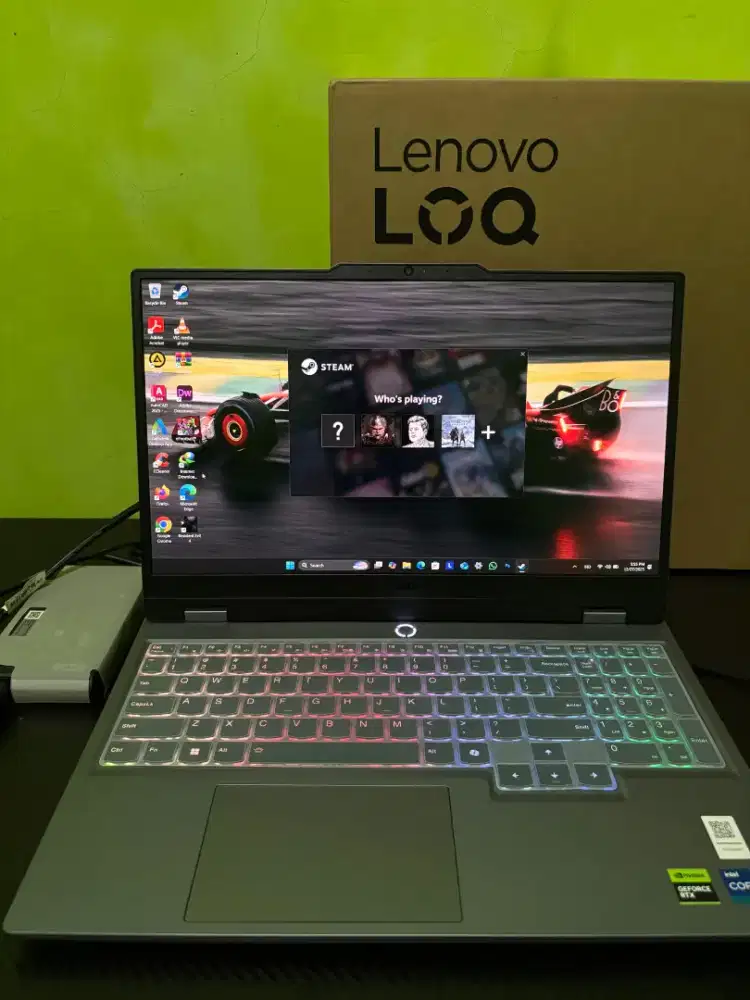 Laptop lenovo loq 15irx9 24/512 like new