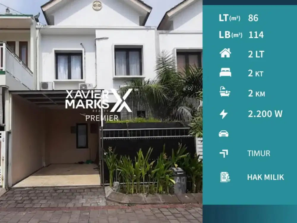 Dijual Rumah 2 Lantai Strategis Siap Huni di Perdana Town House Bali