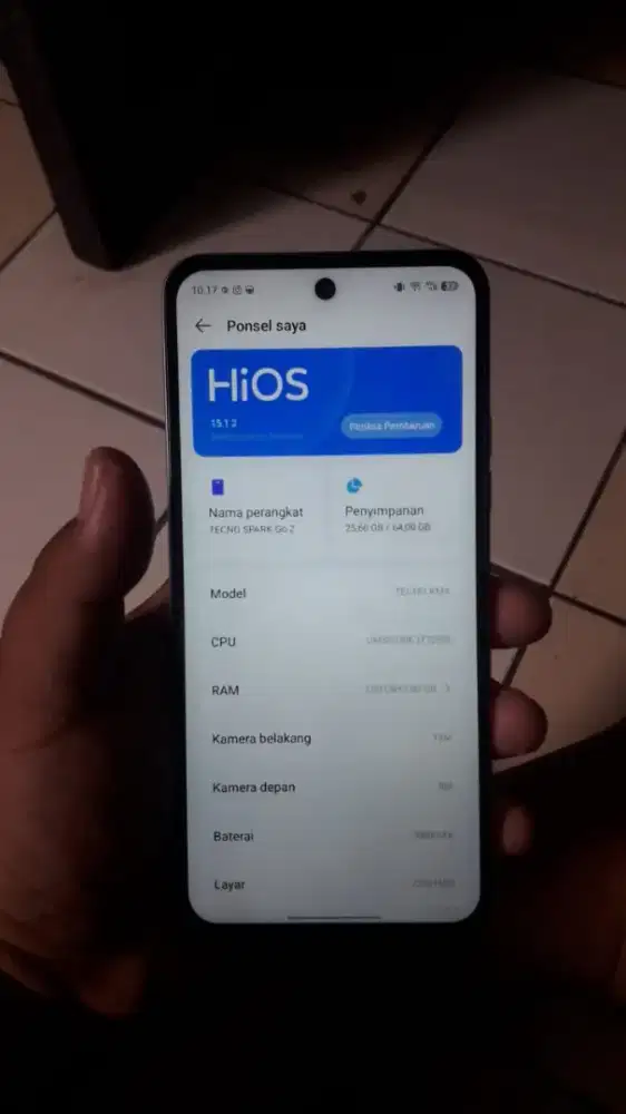 Hp Tecno spark go 2