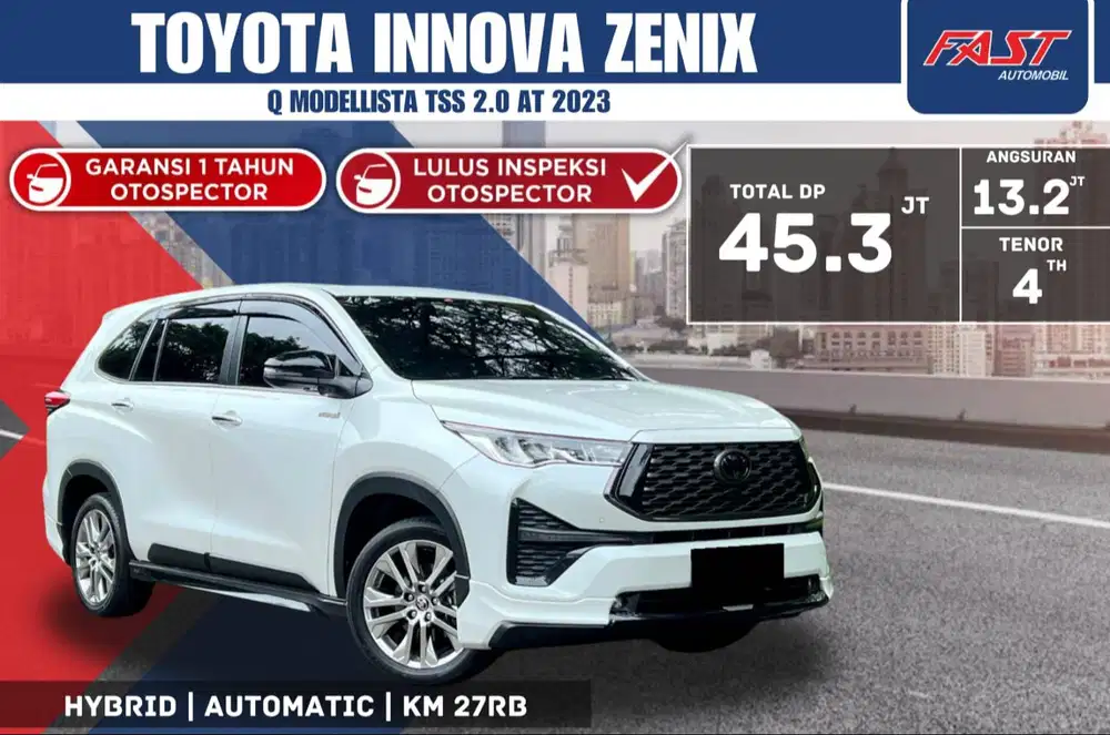 TOYOTA INNOVA ZENIX Q HYBRID 2023 AT 2.0 LOW KM.27RB & PJK PJG#F1ST