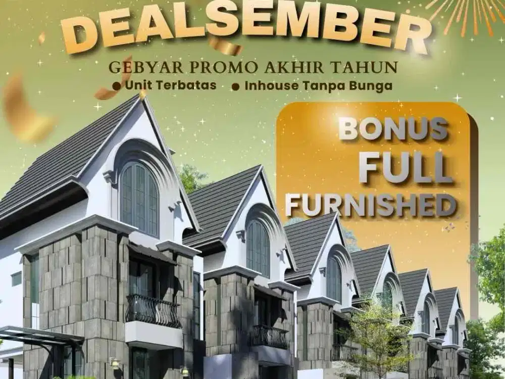 Promo Full Furnished Villa Estetik di Kota Batu
