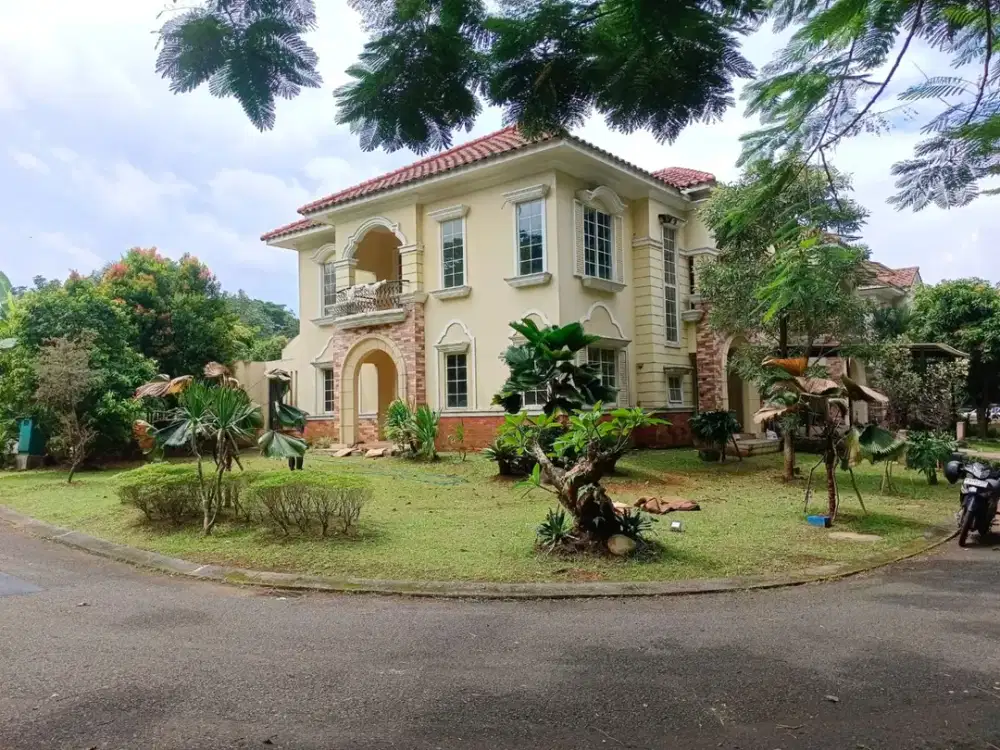 Rumah Hoek Depan Taman The Green Cluster Montecarlo - BSD