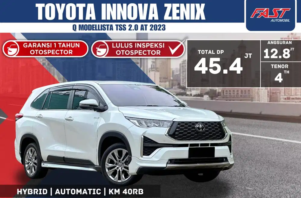 TOYOTA INNOVA ZENIX Q HYBRID MODELLISTA 2023 2.0 SERVICE RECORD#F1ST