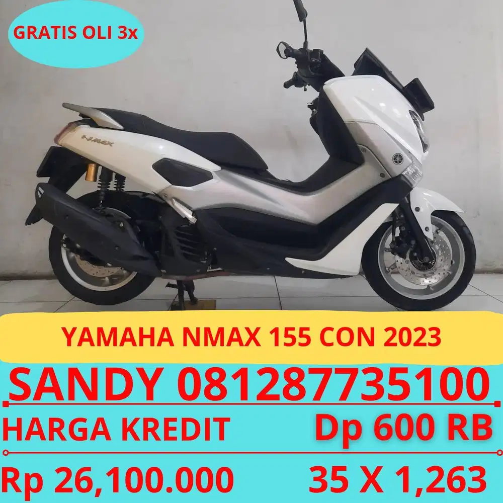 YAMAHA NMAX 155 CON 2023 DP MURAH HANYA 600 RIBU GUYSS