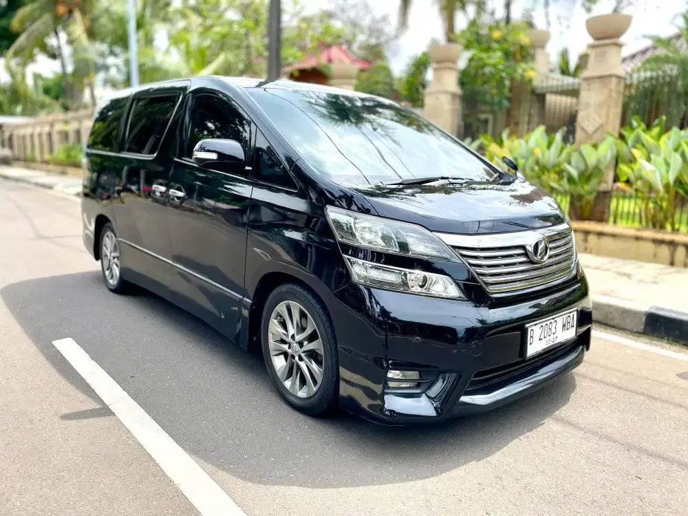 Vellfire 2.4 ZG AT 2011 Hitam Terawat Yuk Cek Unit Harga Terjangkau