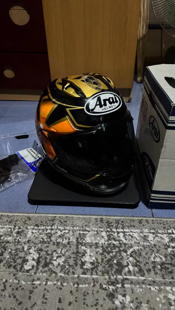 Arai RX7X Pedrosa Spirit Gold