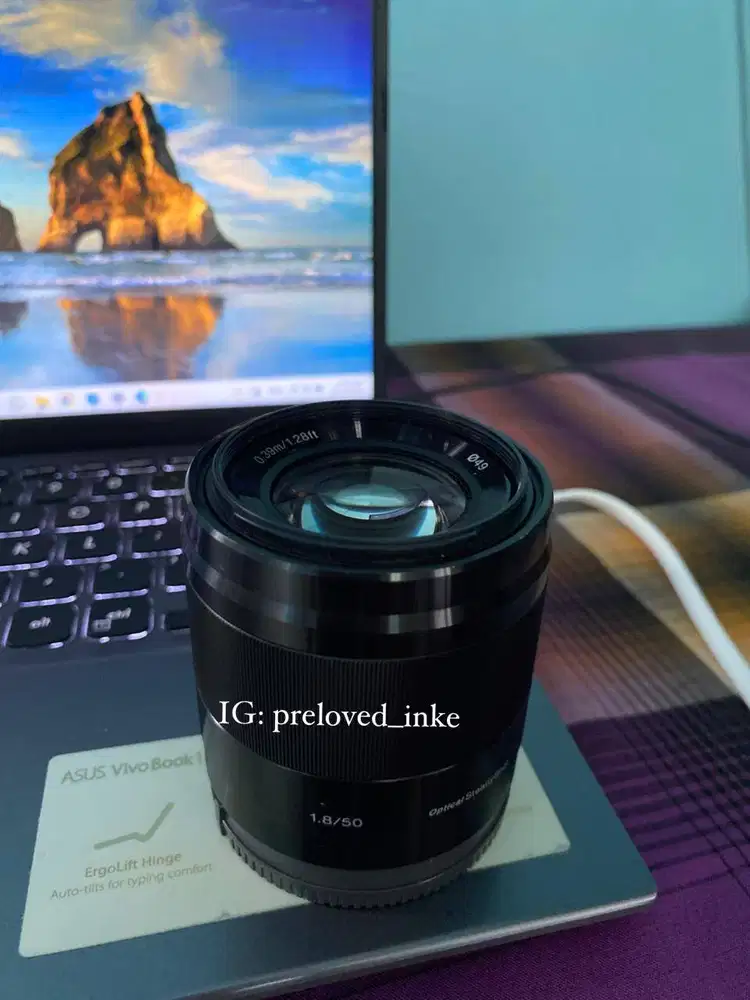 Lensa Sony E 50mm F1.8 OSS SEL50F18 (Second)