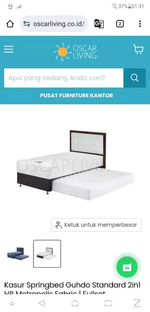 kasur atas bawah guhdo UK 200*120