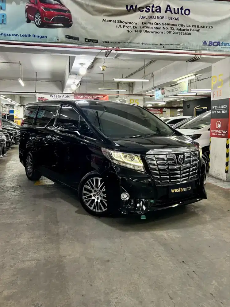 Low KM Toyota Alphard G ATPM 2016 Like New 2017