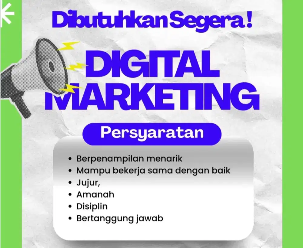 LOKER KHUSUS PEREMPUAN TIDAK BERHIJAB!!!