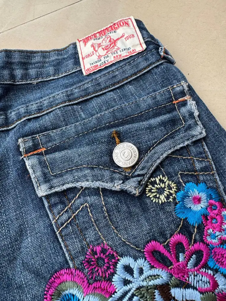 True Religion Jeans Vintage Rare Joey Godiva Ladies Size 26