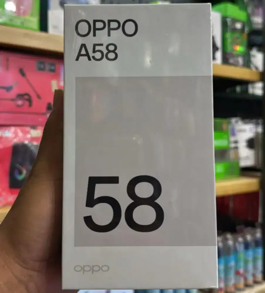 OPPO A58 8GB+128GB Black BNIB Garansi Resmi Indonesia