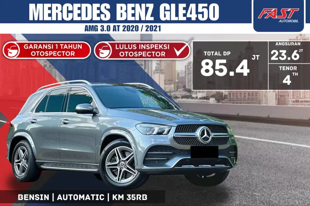 MERCEDES BENZ GLE 450 AMG 2021 / 2020 LOW KM.35RB & PAJAK PANJANG#F4SS
