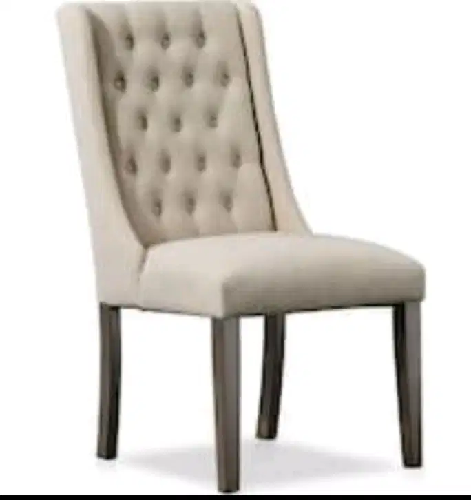 6 pcs / buah kursi makan sayap sandaran kancing