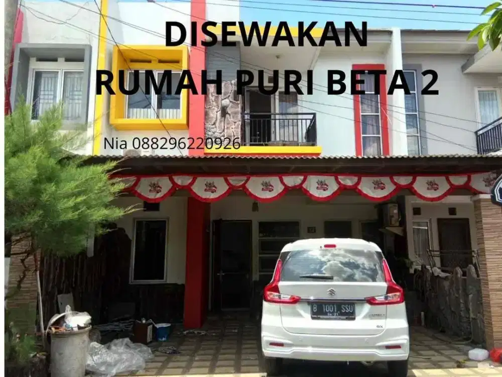 Disewakan rumah furnish puri beta 2