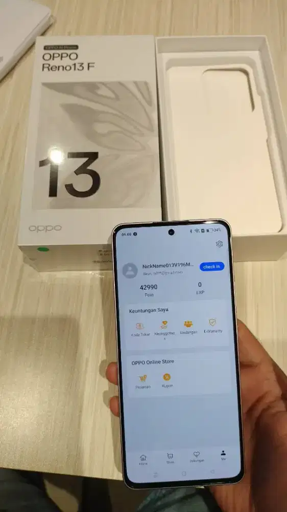 OPPO RENO 13F 5G PROMO CUCI GUDANG RAM 12/256