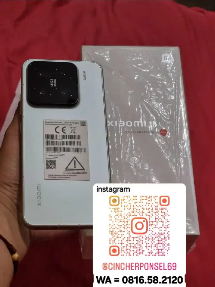Jual hp Xiaomi 15 5G likenew istimewa grns maret 2027