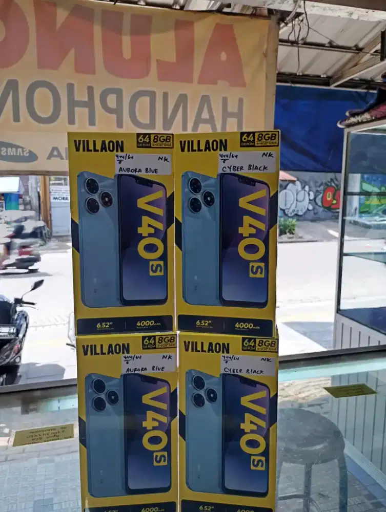 VILLAO V40S RAM TOTAL 8GB / 64GB