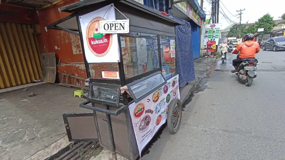 gerobak aluminium kokoh