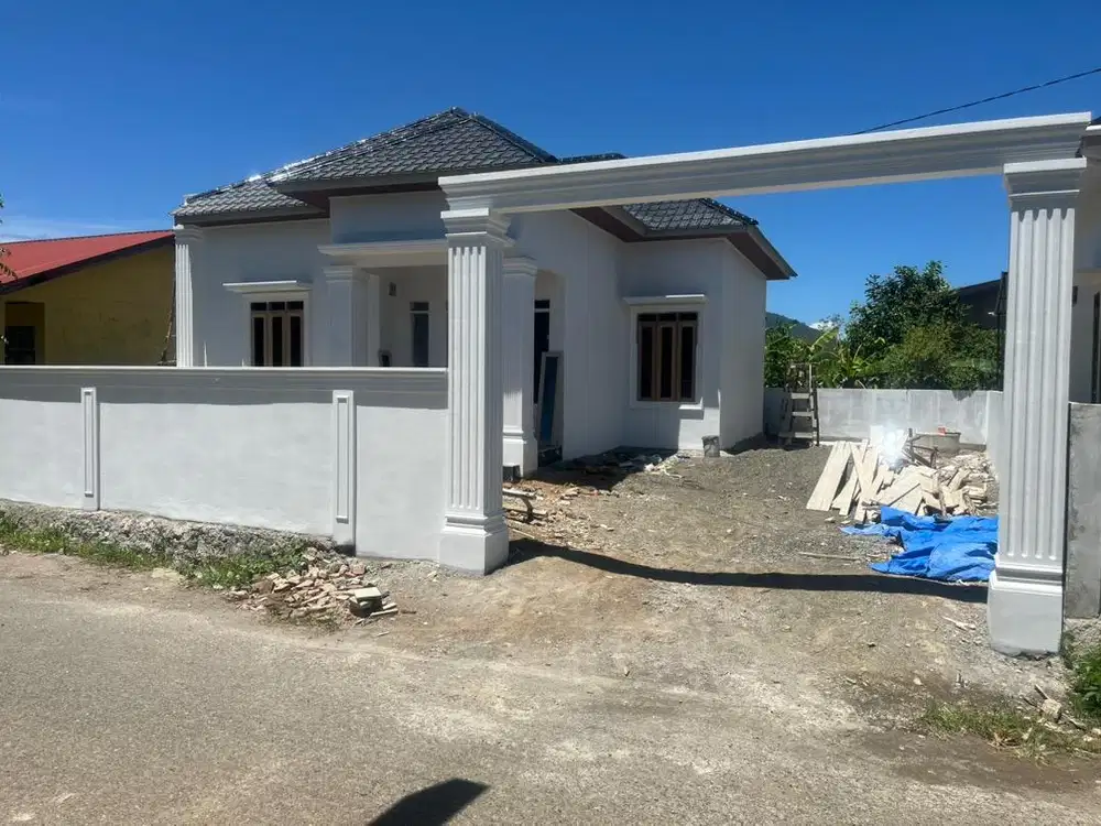 Rmh minimalis type 80 pinggir jln aspal lebar 8.M.gp lambung meuraxa