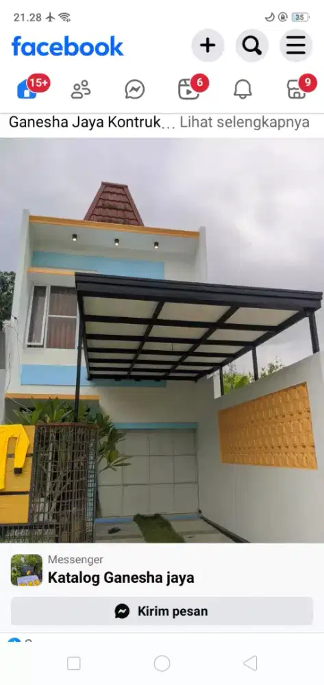 Canopy atap alderon RS