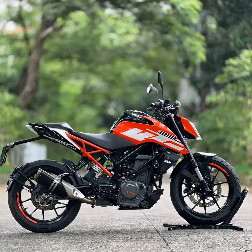 KTM DUKE 250 ABS 2019 ORANGE KM LOW PAJAK PANJANG SUPERB