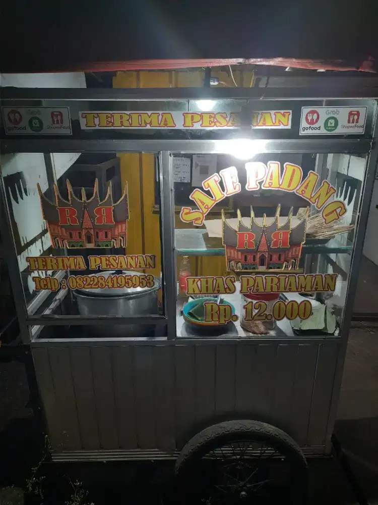 Gerobak Bekas Sate Padang