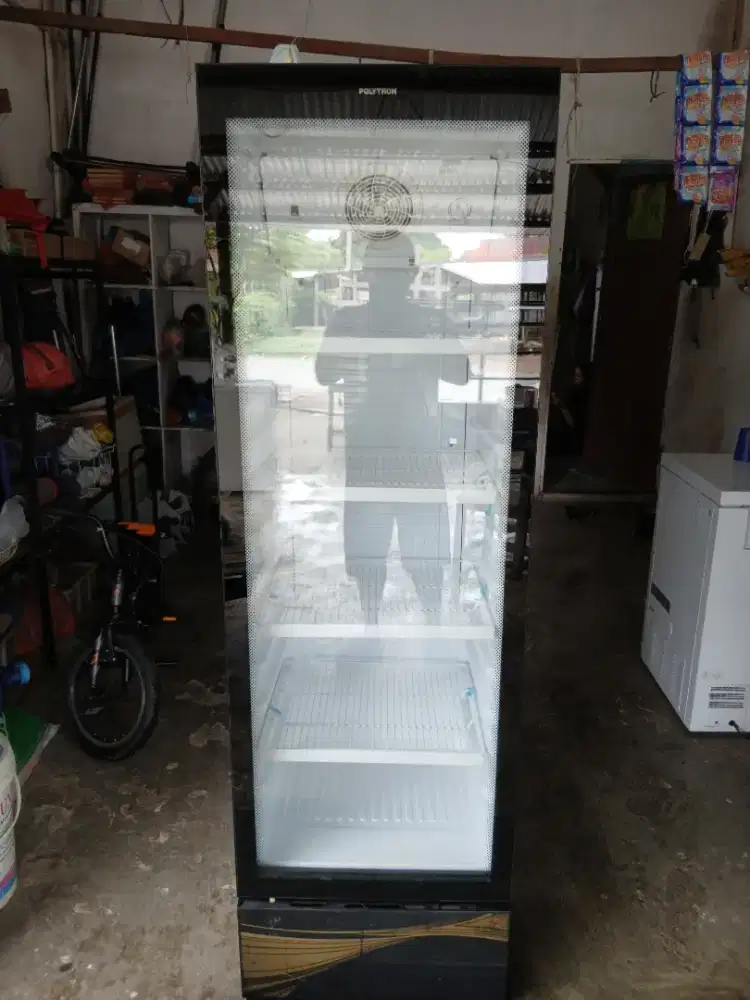 Jual kulkas showcase polytron jumbo