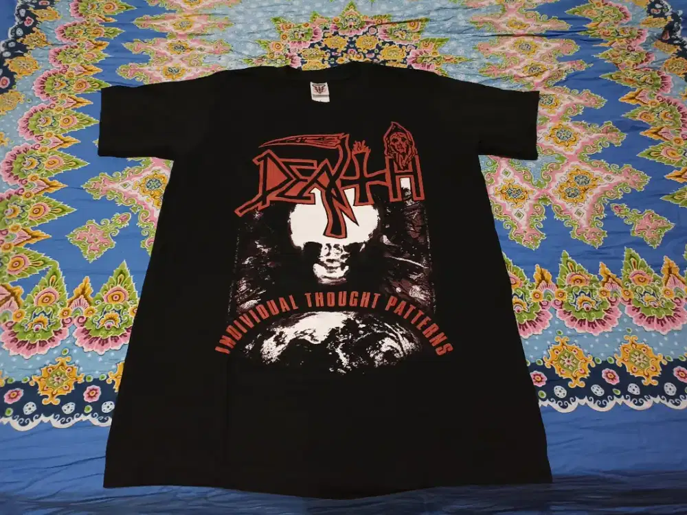Baju Pakaian Atasan Kaos T Shirt Band Death