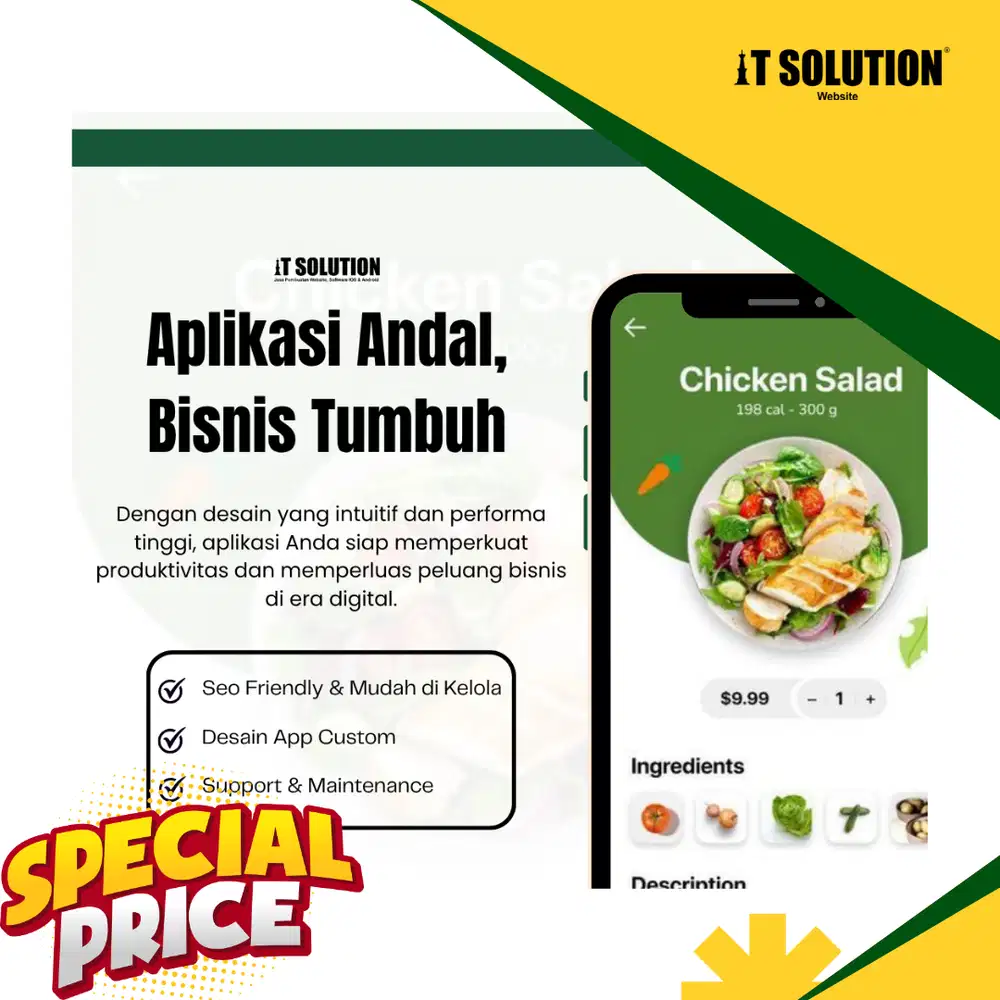 Pembuatan Aplikasi Android dan iOS Bergaransi