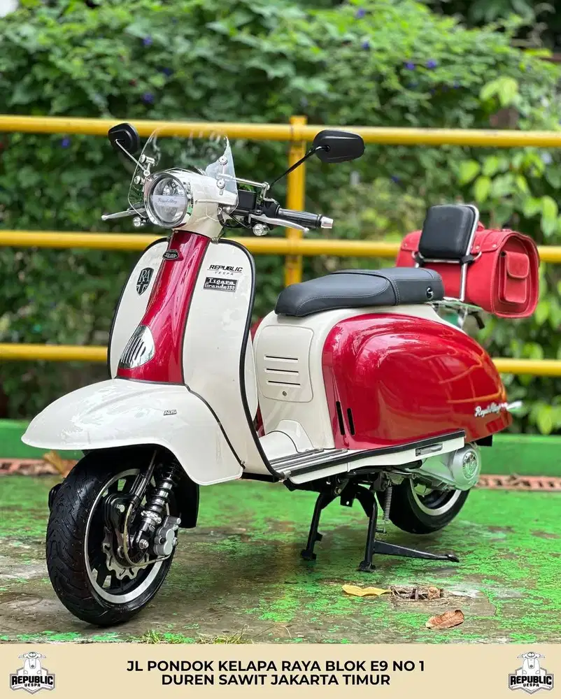 ROYAL ALLOY TIGARA GRANDE 150 ABS TH 2025 WARNA RED AND WHITE