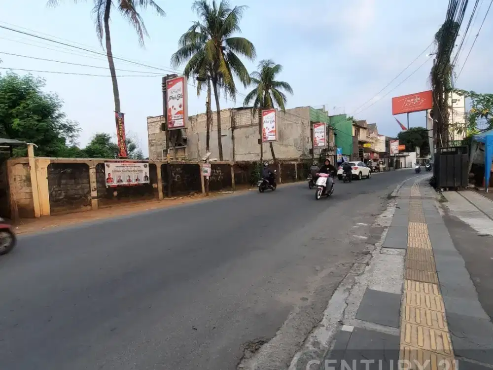 Kavling Datar Strategis Pinggir Jl. Raya WR Supratman Ciputat